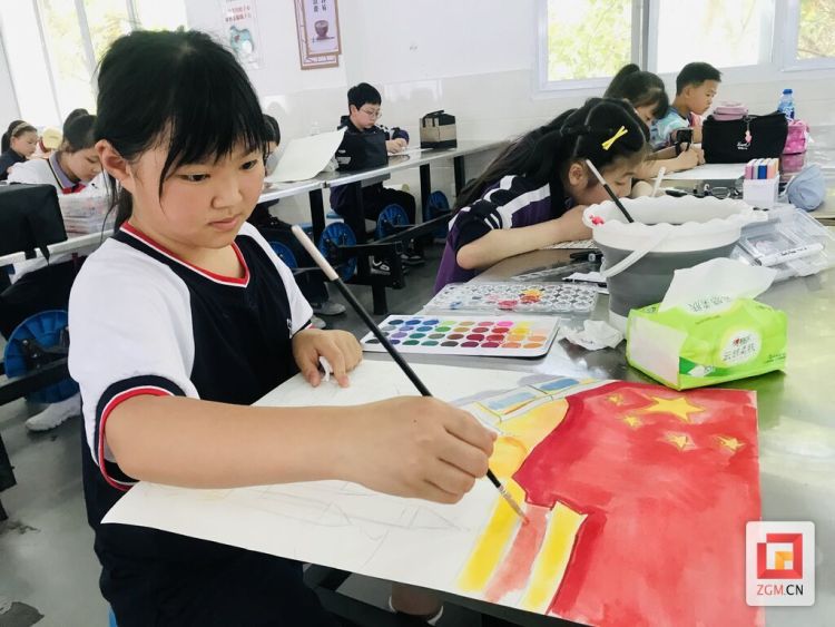 翰墨丹青绘未来 自贡高新区举行中小学生现场书画比赛