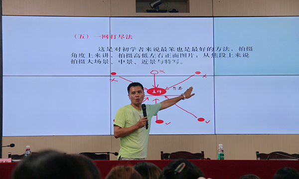 宜宾翠屏区白花镇举办“一曼青年先锋队”摄影技能专题培训_fororder_摄影培训现场