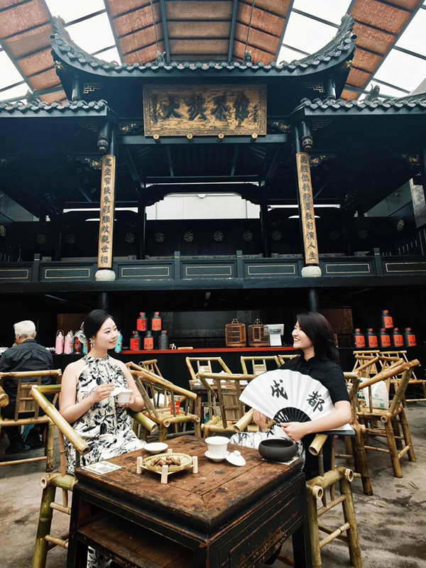 成都青羊：成都漆器厂“爆改”大旗茶馆 老厂房变消费新地标_fororder_图片-2