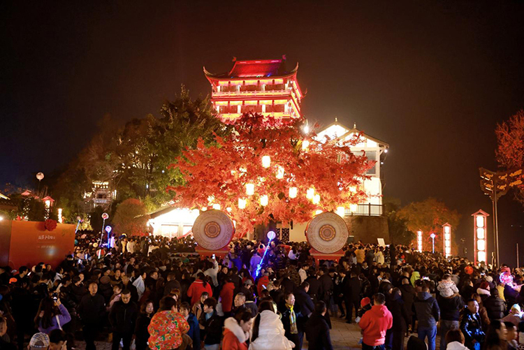 金堂年·最天府|五凤溪·《水龙吟》文旅项目元旦主题节庆活动在成都金堂举行