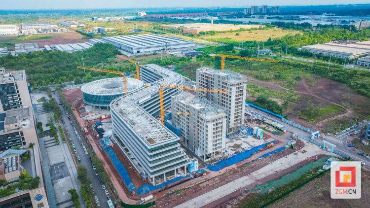 自贡南岸之芯科创项目建设加速推进