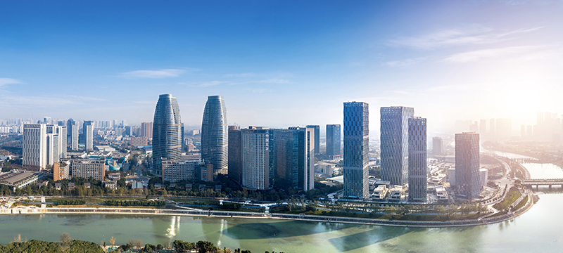 成都锦江“立园满园”重大项目开工 推动AI应用场景落地_fororder_锦江经开区全景（侧面）-(1)