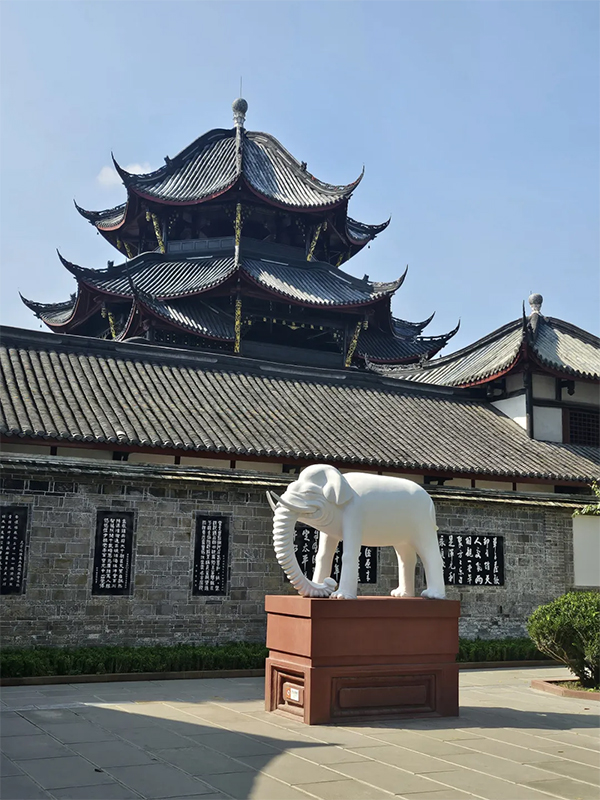 跟着赛事游新津｜成都新津推出“一日游”文旅路线_fororder_新津纯阳观一景 供图 新津区委宣传部